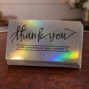 25 Thank you cards NIB